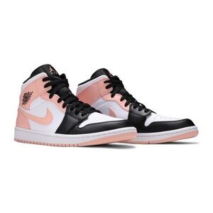 Air Jordan 1s Mid - Crimson Tint